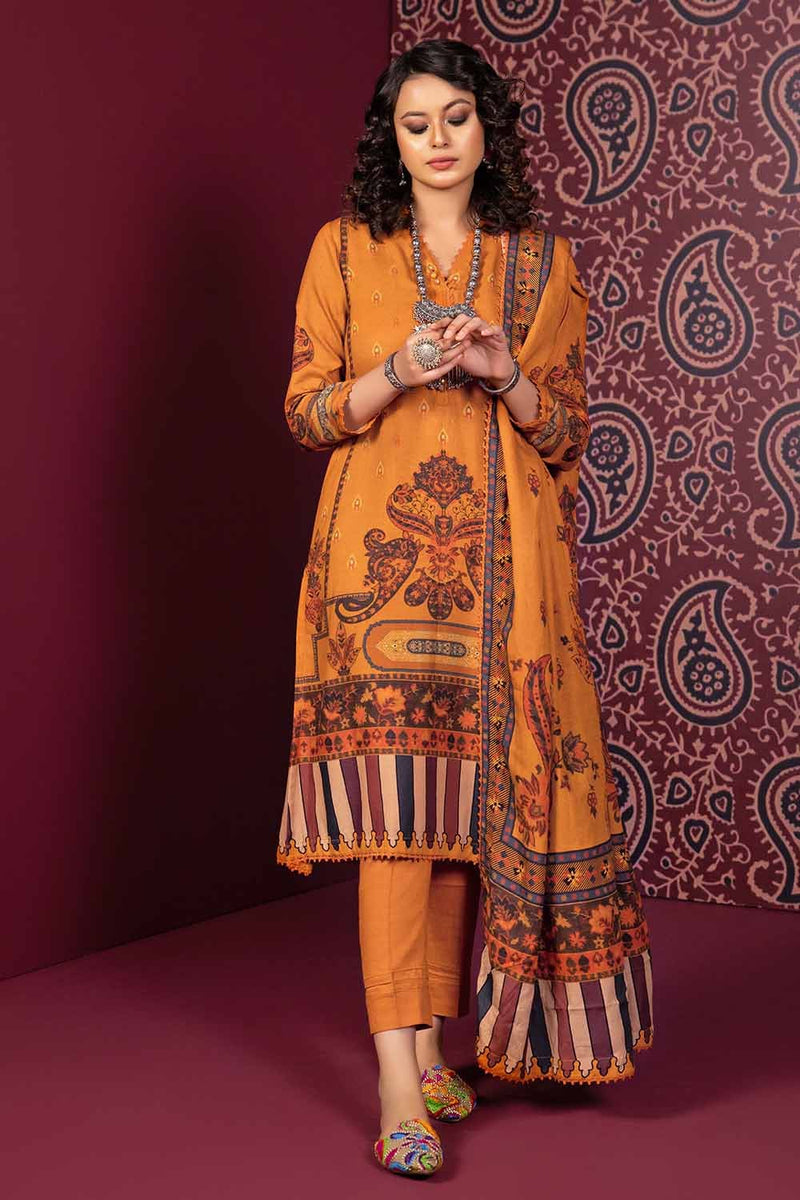Gul Ahmed | Winter Collection 24 | Suit K-32006 by Gul Ahmed - Designer Dress - Type: Ladies Clothes - Available at Libayah - 100% Original