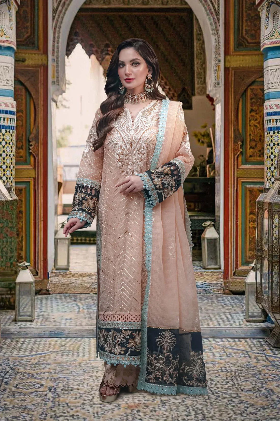 Sable Vogue | Festive Collection | FC-01 by Sable Vogue - Designer Dress - Type: Ladies Clothes - Available at Libayah - 100% Original