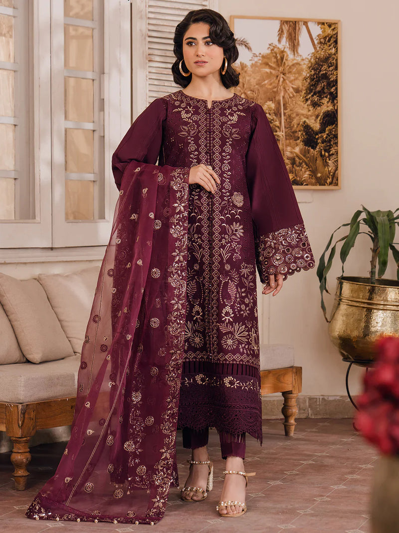 Bin Ilyas | Naqsh Luxury Lawn | Emire by Bin Ilyas - Designer Dress - Type: Ladies Clothes - Available at Libayah - 100% Original