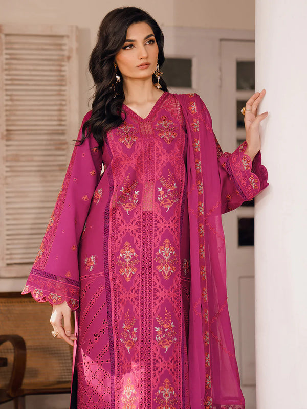 Bin Ilyas | Naqsh Luxury Lawn | Kiraz by Bin Ilyas - Designer Dress - Type: Ladies Clothes - Available at Libayah - 100% Original