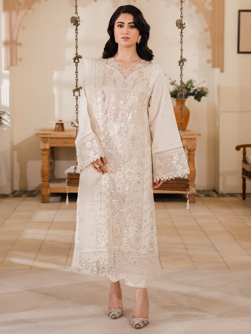 Bin Ilyas | Naqsh Luxury Lawn | Laira by Bin Ilyas - Designer Dress - Type: Ladies Clothes - Available at Libayah - 100% Original