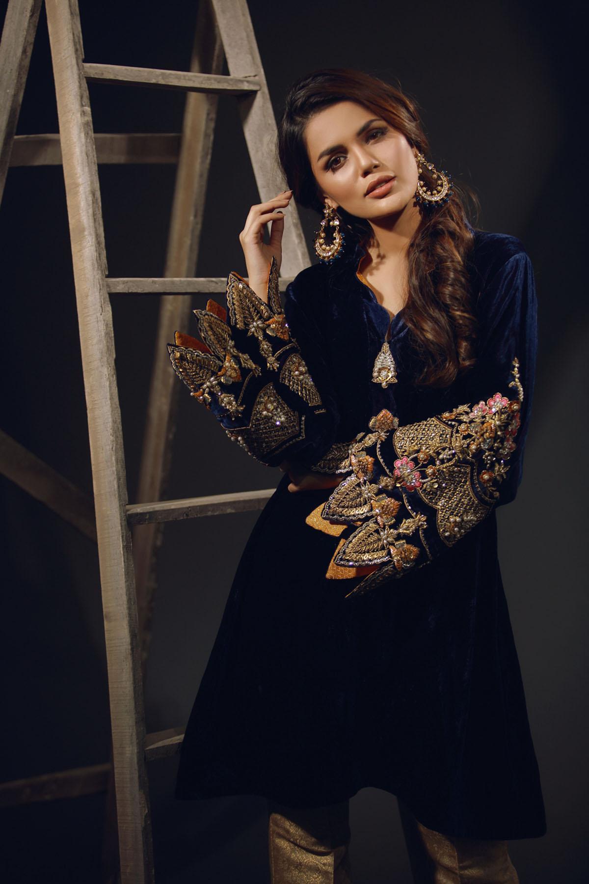 Sana Abbas | Wedding Formals | Sapphire by Sana Abbas - Designer Dress - Type: Ladies Clothes - Available at Libayah - 100% Original