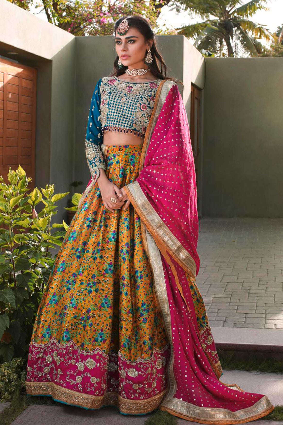 Sana Abbas | Wedding Formals | Mehjabeen by Sana Abbas - Designer Dress - Type: Ladies Clothes - Available at Libayah - 100% Original