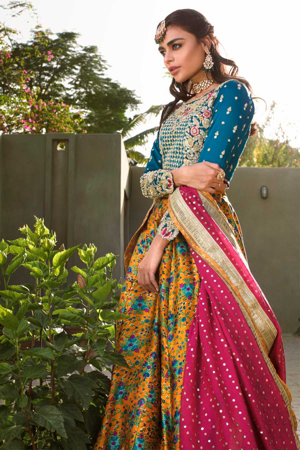Sana Abbas | Wedding Formals | Mehjabeen by Sana Abbas - Designer Dress - Type: Ladies Clothes - Available at Libayah - 100% Original