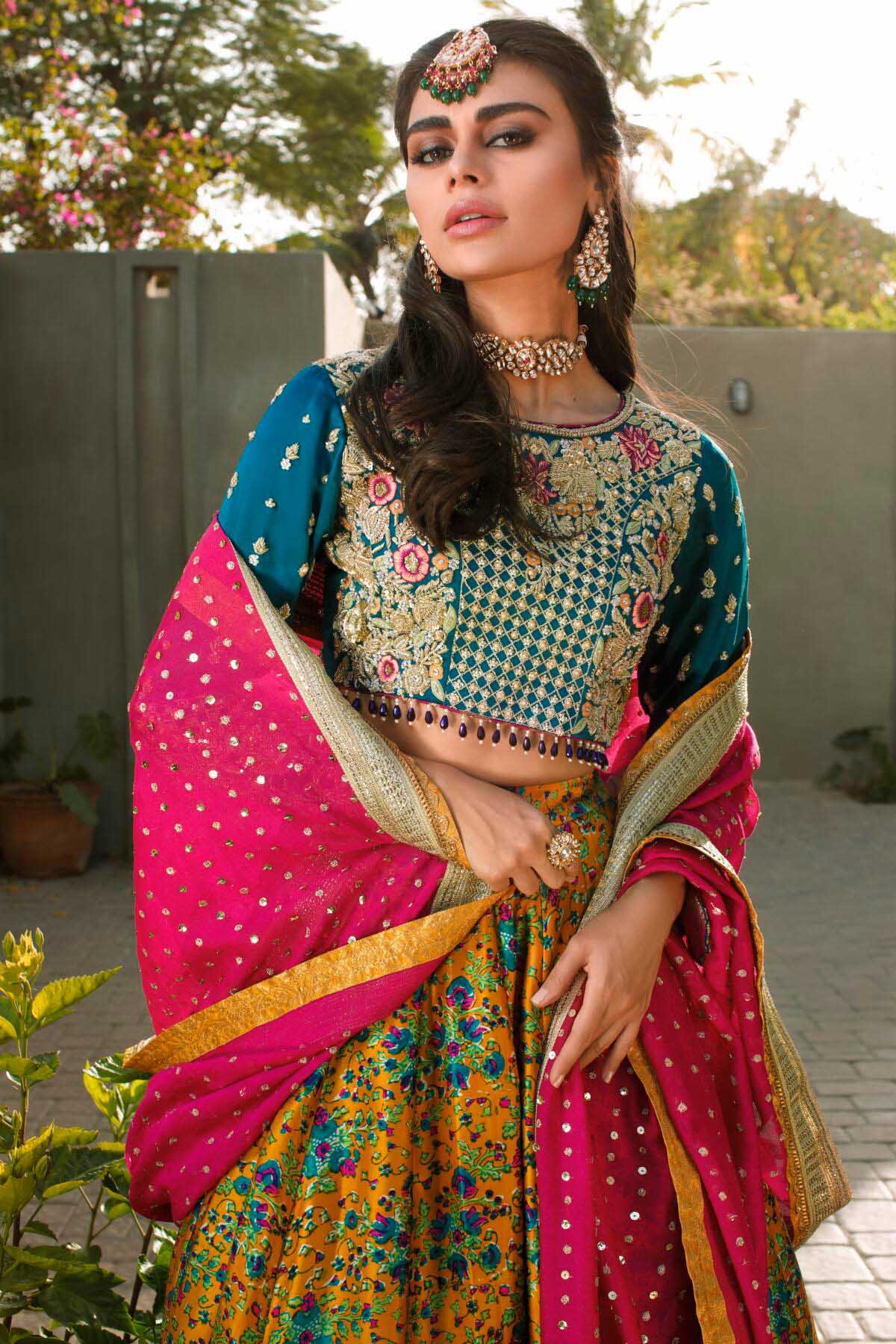Sana Abbas | Wedding Formals | Mehjabeen by Sana Abbas - Designer Dress - Type: Ladies Clothes - Available at Libayah - 100% Original