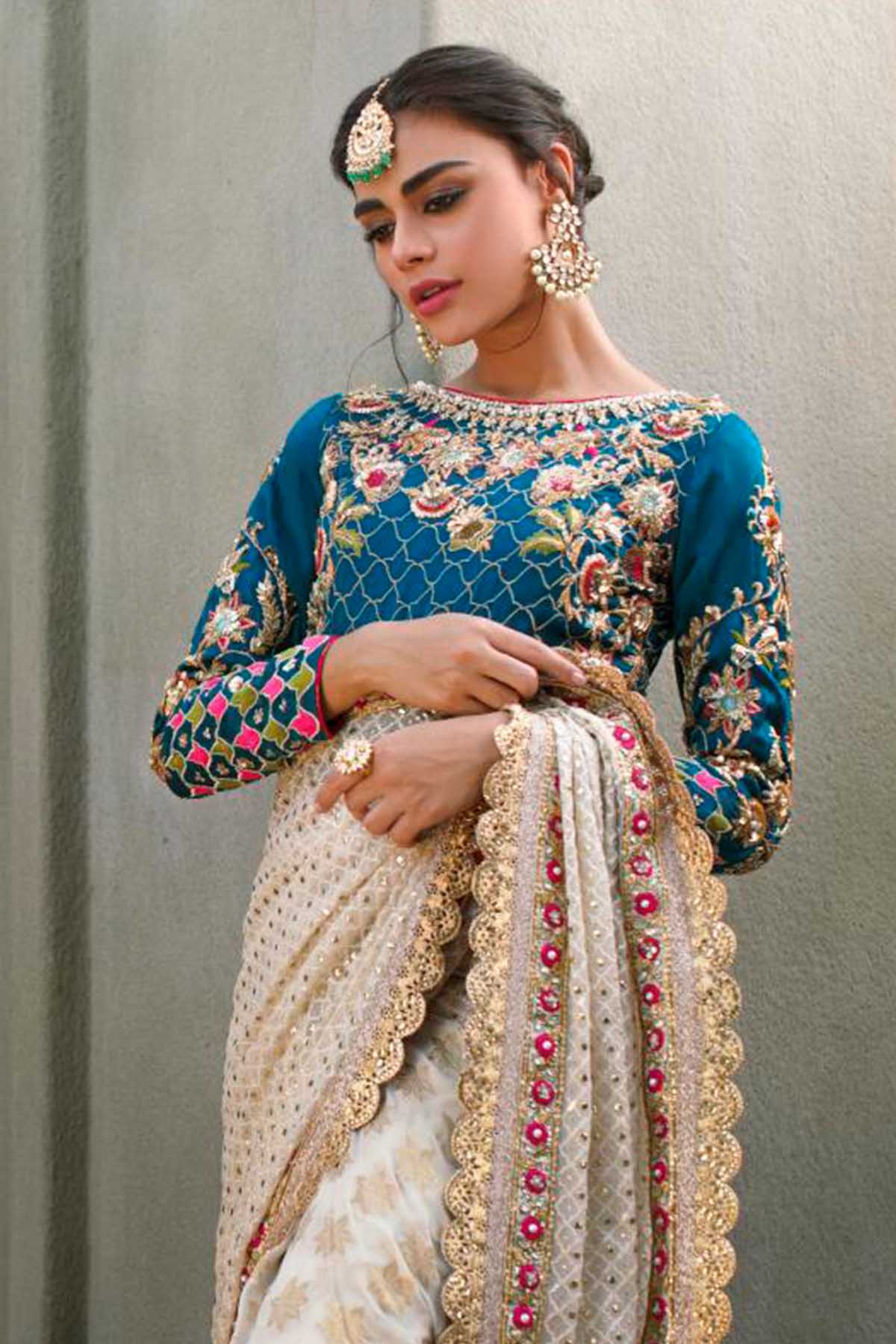 Sana Abbas | Wedding Formals | Roshina by Sana Abbas - Designer Dress - Type: Ladies Clothes - Available at Libayah - 100% Original