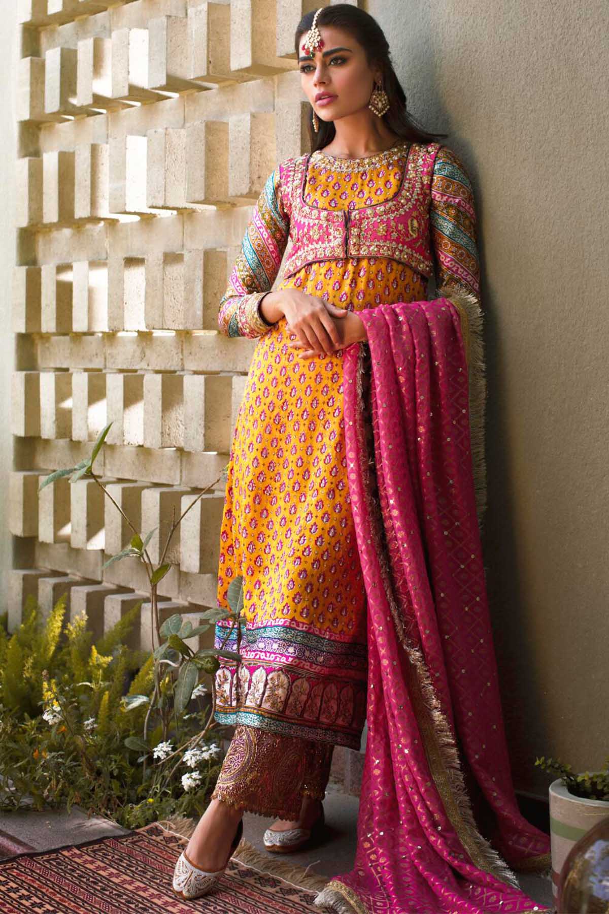 Sana Abbas | Wedding Formals | Zarqa by Sana Abbas - Designer Dress - Type: Ladies Clothes - Available at Libayah - 100% Original