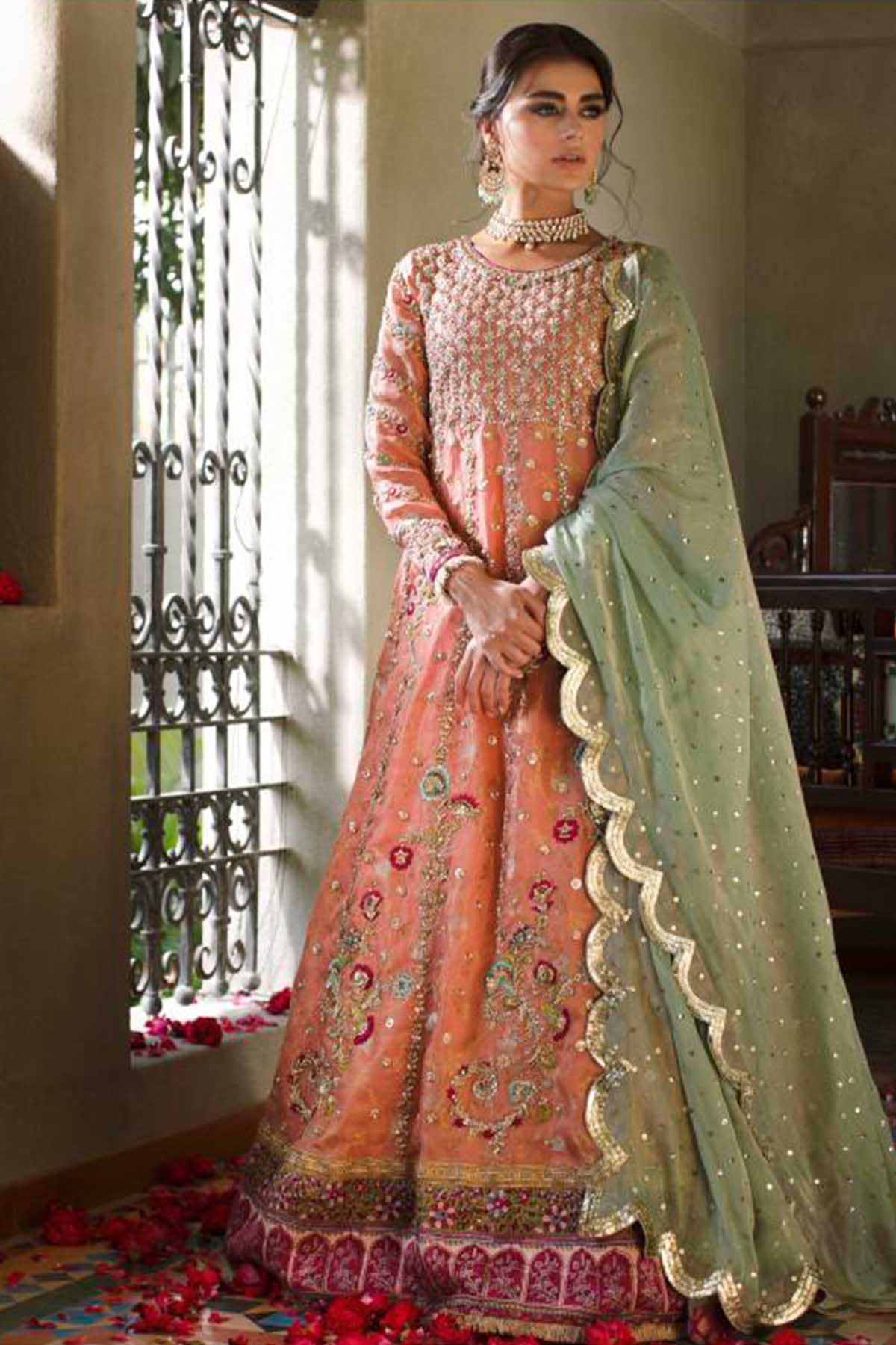 Sana Abbas | Wedding Formals | Nazneen by Sana Abbas - Designer Dress - Type: Ladies Clothes - Available at Libayah - 100% Original