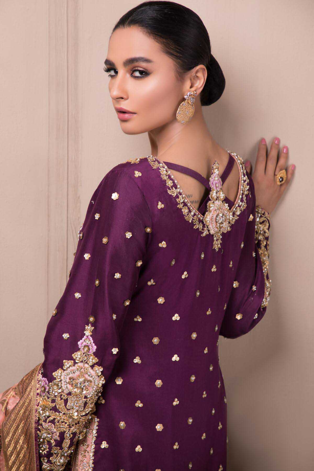 Sana Abbas | Wedding Formals | Vermillion by Sana Abbas - Designer Dress - Type: Ladies Clothes - Available at Libayah - 100% Original