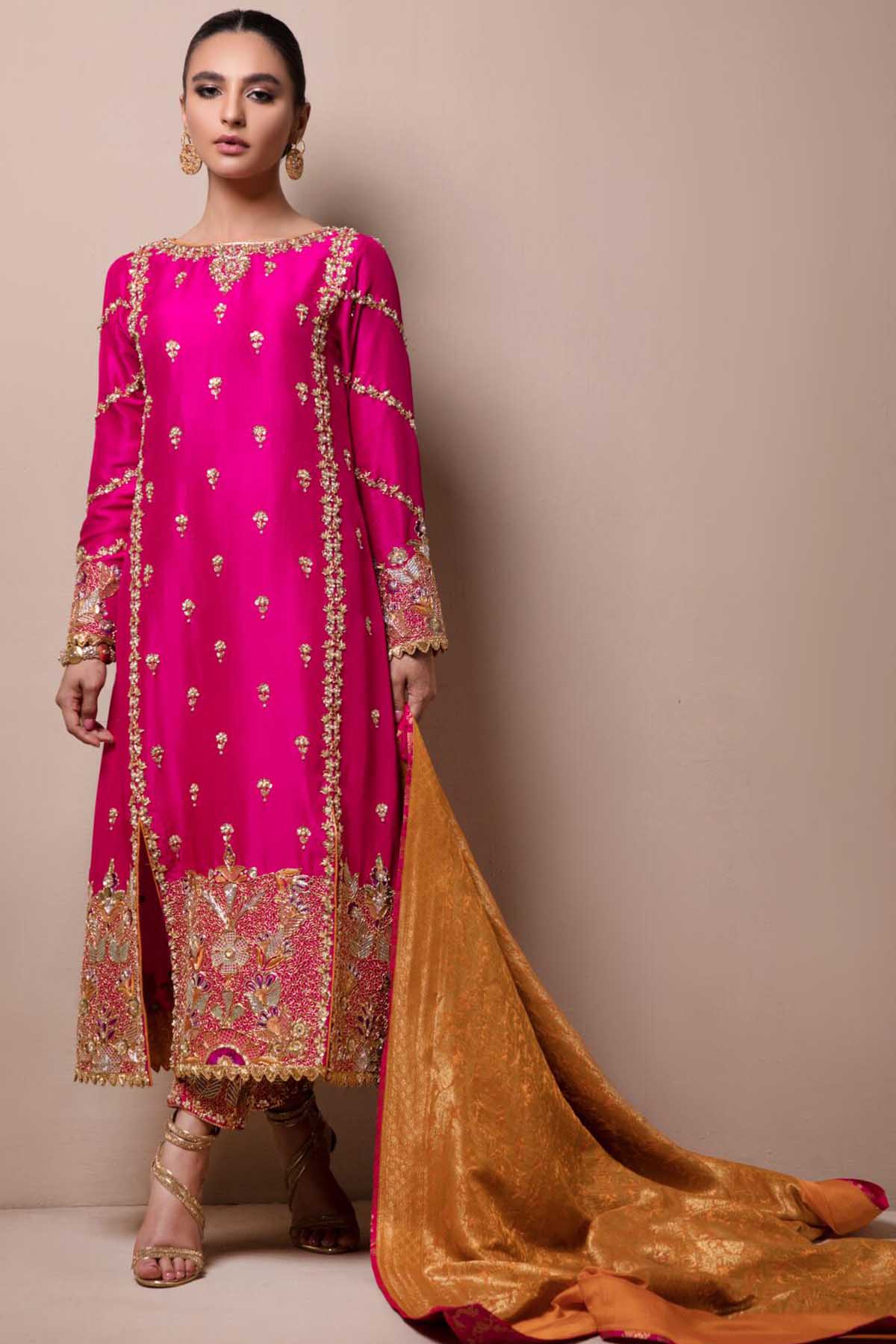 Sana Abbas | Wedding Formals | Meraki by Sana Abbas - Designer Dress - Type: Ladies Clothes - Available at Libayah - 100% Original