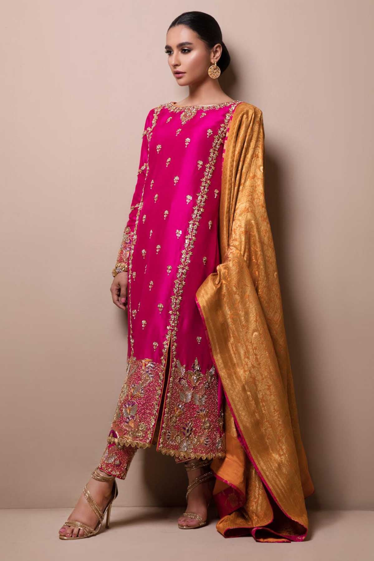 Sana Abbas | Wedding Formals | Meraki by Sana Abbas - Designer Dress - Type: Ladies Clothes - Available at Libayah - 100% Original