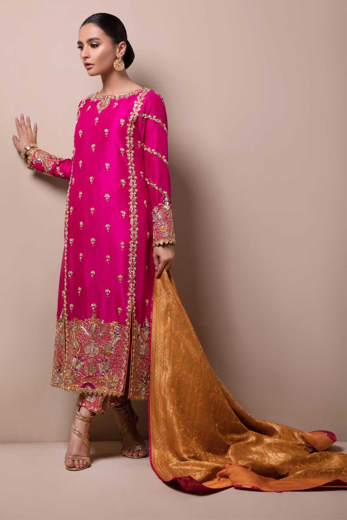 Sana Abbas | Wedding Formals | Meraki by Sana Abbas - Designer Dress - Type: Ladies Clothes - Available at Libayah - 100% Original