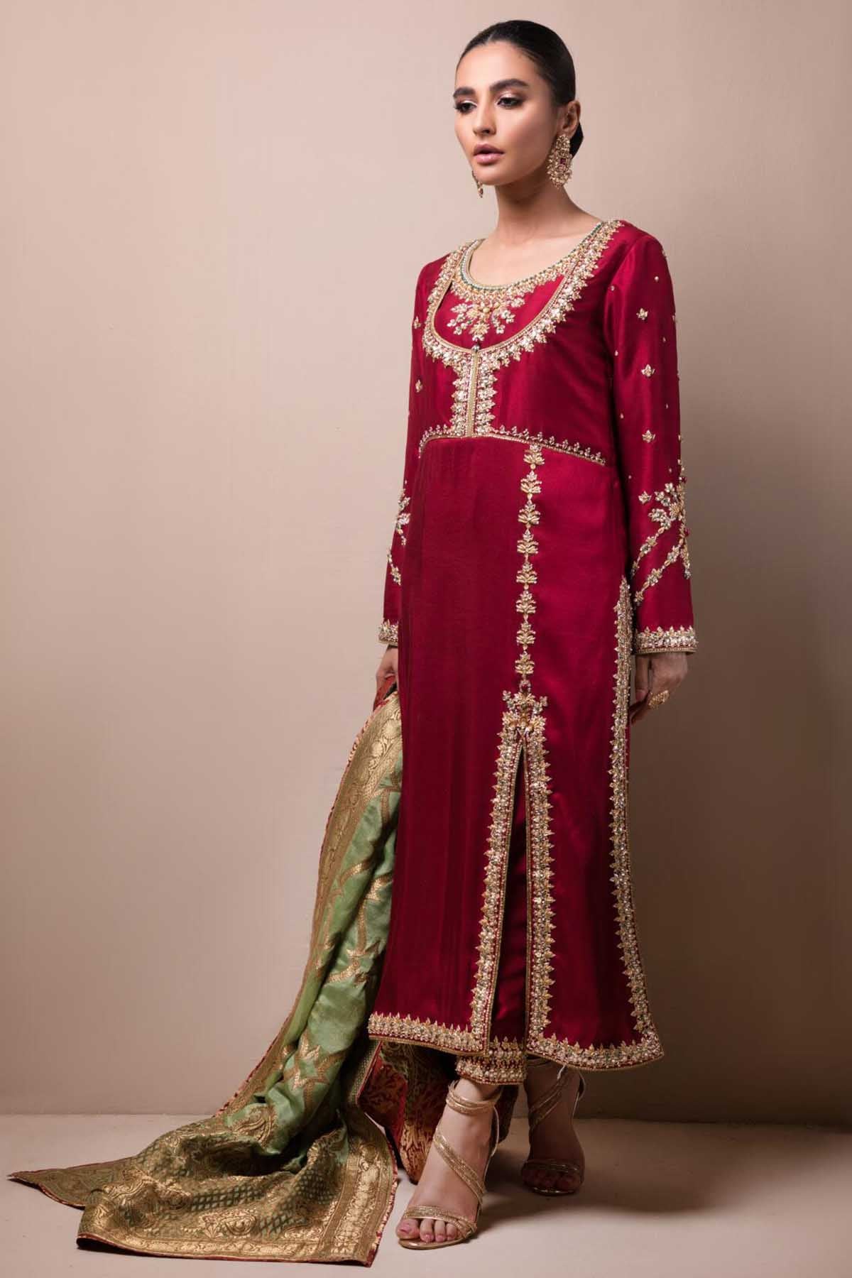 Sana Abbas | Wedding Formals | Mulan by Sana Abbas - Designer Dress - Type: Ladies Clothes - Available at Libayah - 100% Original