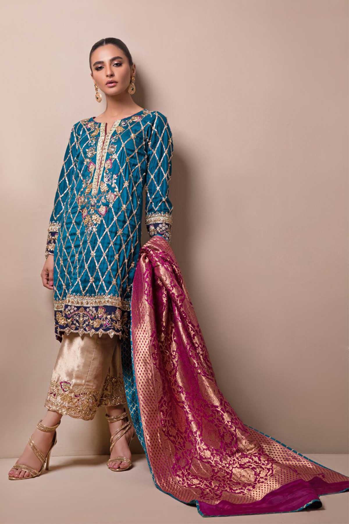 Sana Abbas | Wedding Formals | Flo by Sana Abbas - Designer Dress - Type: Ladies Clothes - Available at Libayah - 100% Original