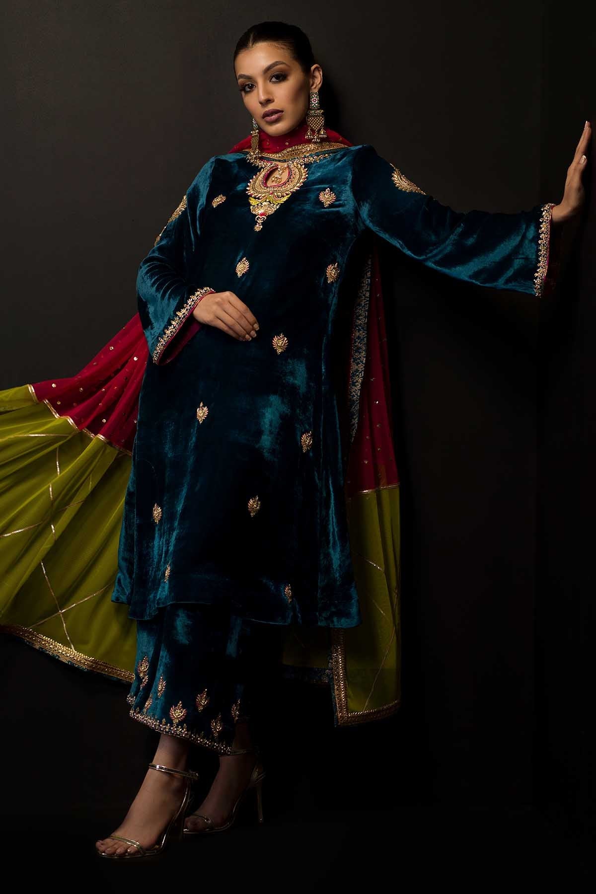 Sana Abbas | Wedding Formals | Zircon by Sana Abbas - Designer Dress - Type: Ladies Clothes - Available at Libayah - 100% Original