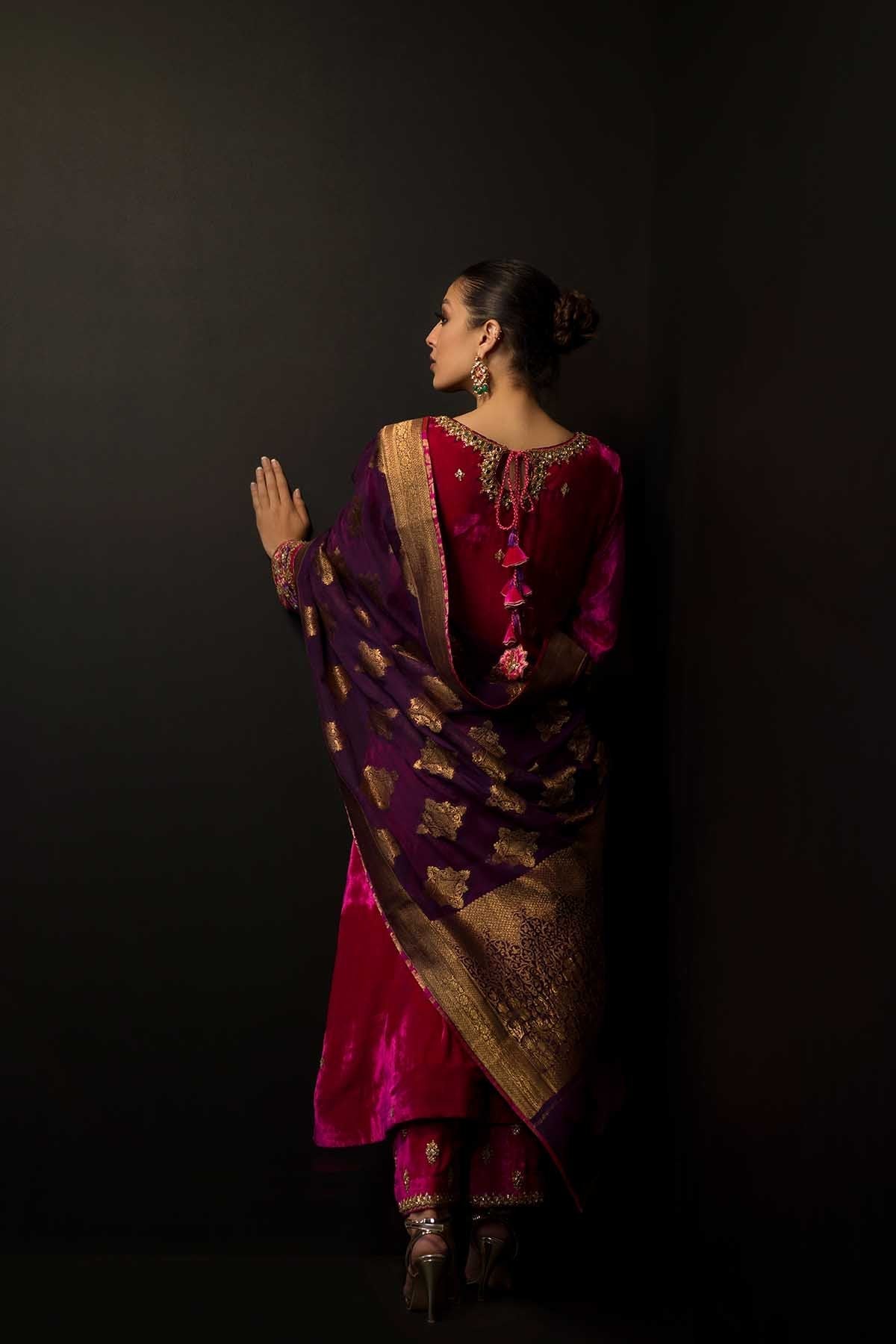 Sana Abbas | Wedding Formals | Morganite by Sana Abbas - Designer Dress - Type: Ladies Clothes - Available at Libayah - 100% Original