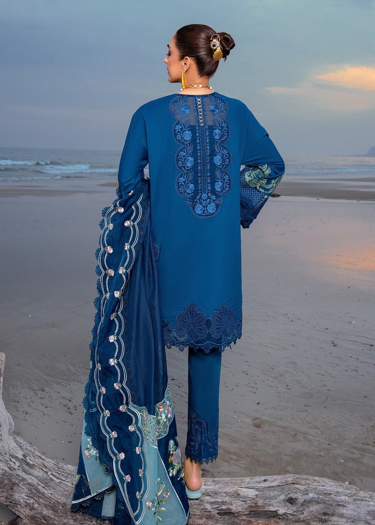 Crimson | Lawn 24 | Ulysses - Midnight by Crimson - Designer Dress - Type: Ladies Clothes - Available at Libayah - 100% Original