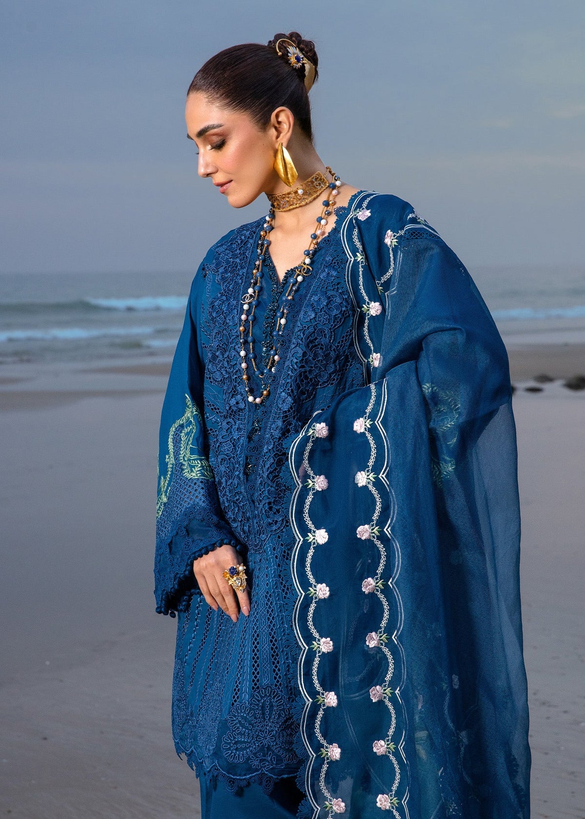 Crimson | Lawn 24 | Ulysses - Midnight by Crimson - Designer Dress - Type: Ladies Clothes - Available at Libayah - 100% Original
