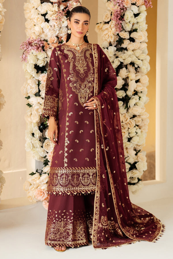 Alizeh | Luxury Raw Silk | AF-RS-01-SALSA by Alizeh - Designer Dress - Type: Ladies Clothes - Available at Libayah - 100% Original