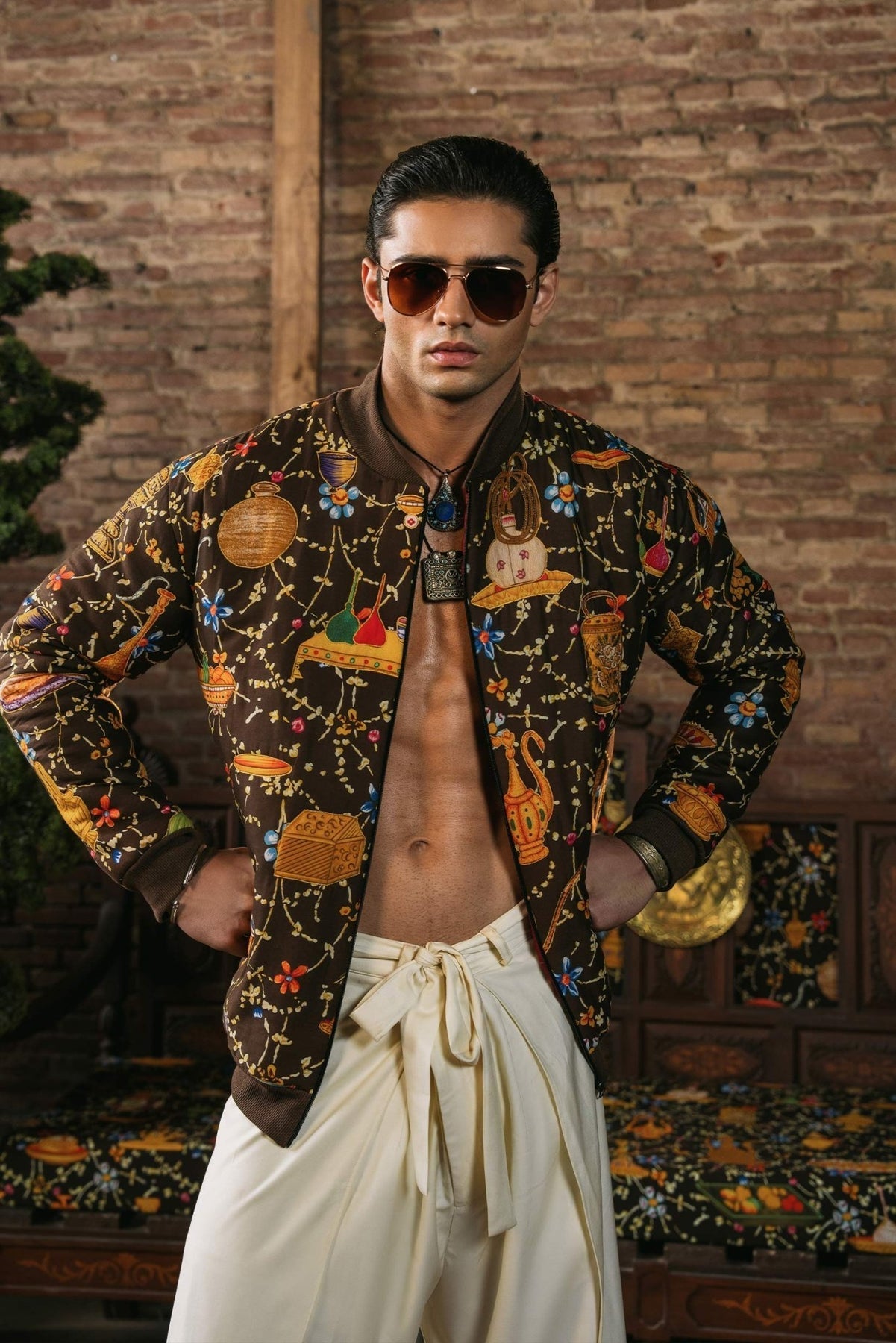 Pakistani Menswear | Samak by Fahad Hussayn - Designer Dress - Type: MensWear - Available at Libayah - 100% Original