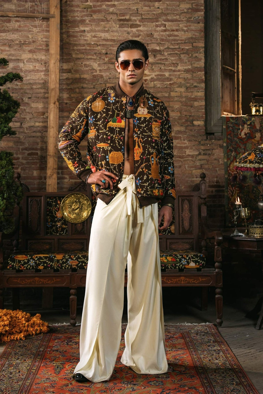 Pakistani Menswear | Samak by Fahad Hussayn - Designer Dress - Type: MensWear - Available at Libayah - 100% Original