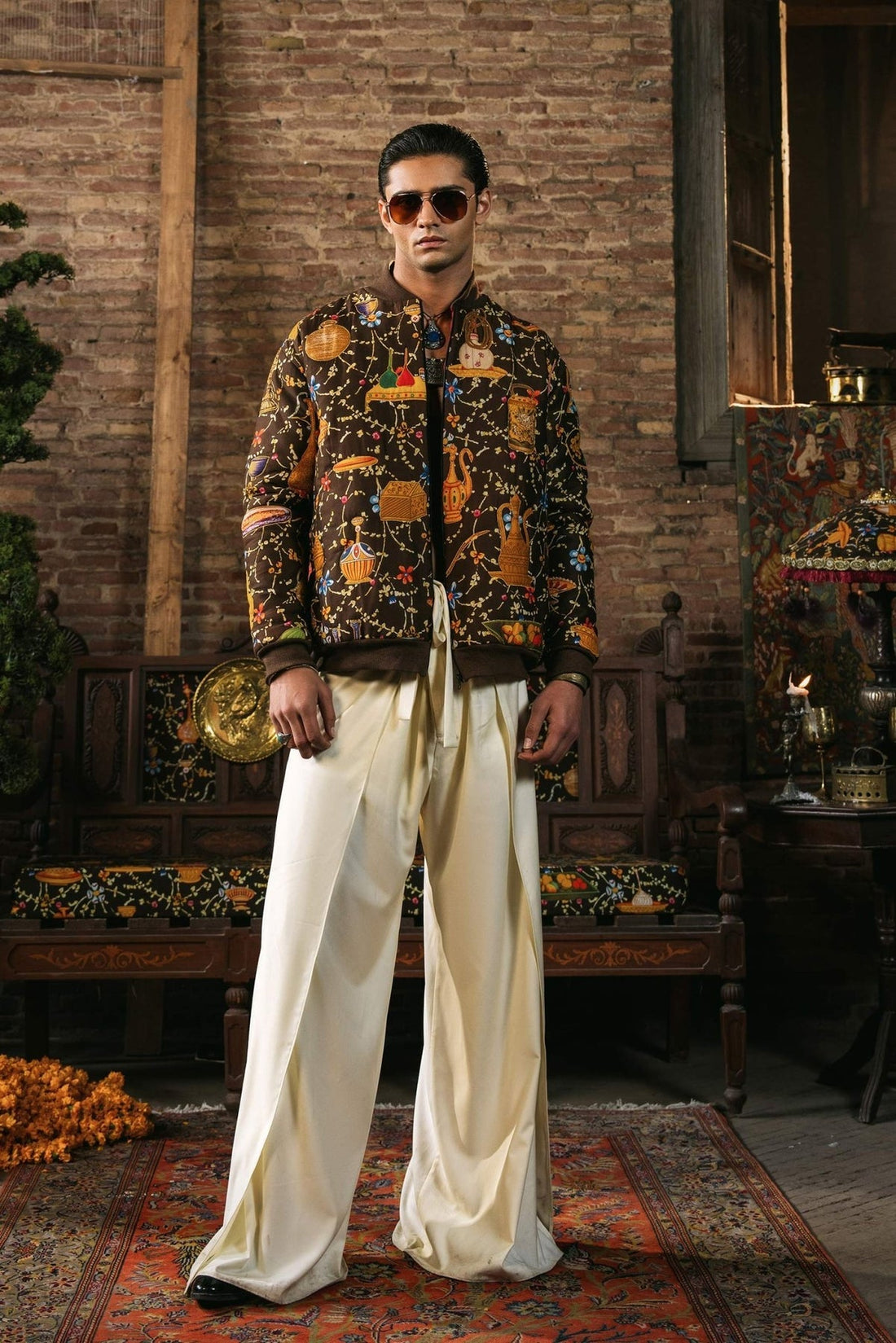 Pakistani Menswear | Samak by Fahad Hussayn - Designer Dress - Type: MensWear - Available at Libayah - 100% Original