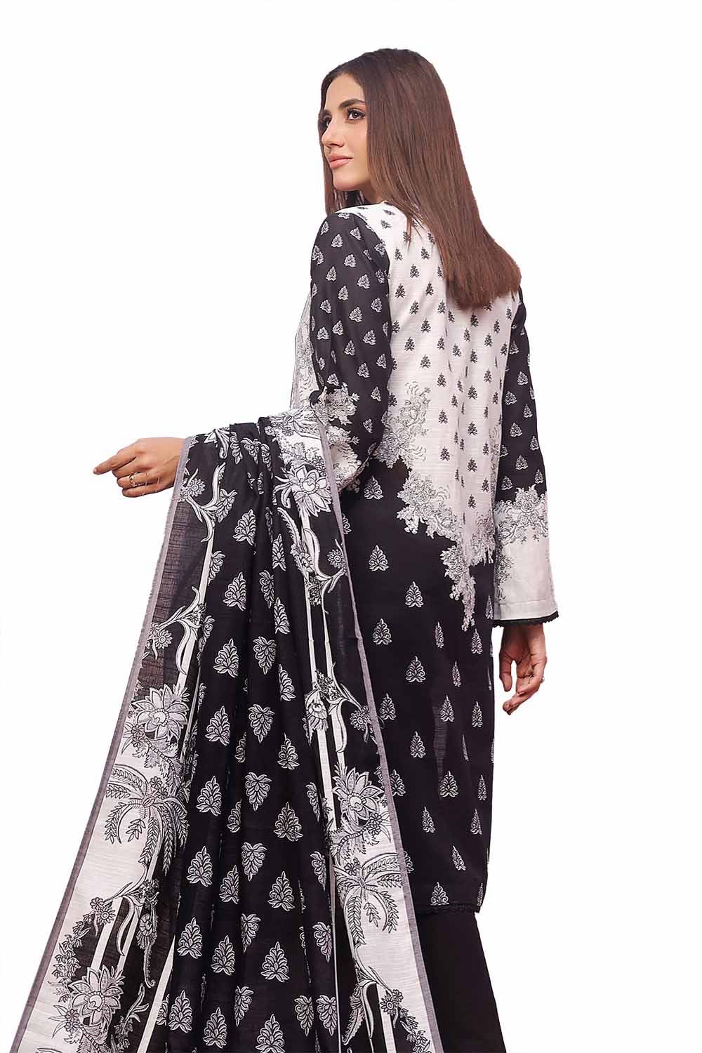 Gul Ahmed | Winter Collection 24 | Khaddar Suit SD-42101 by Gul Ahmed - Designer Dress - Type: Ladies Clothes - Available at Libayah - 100% Original