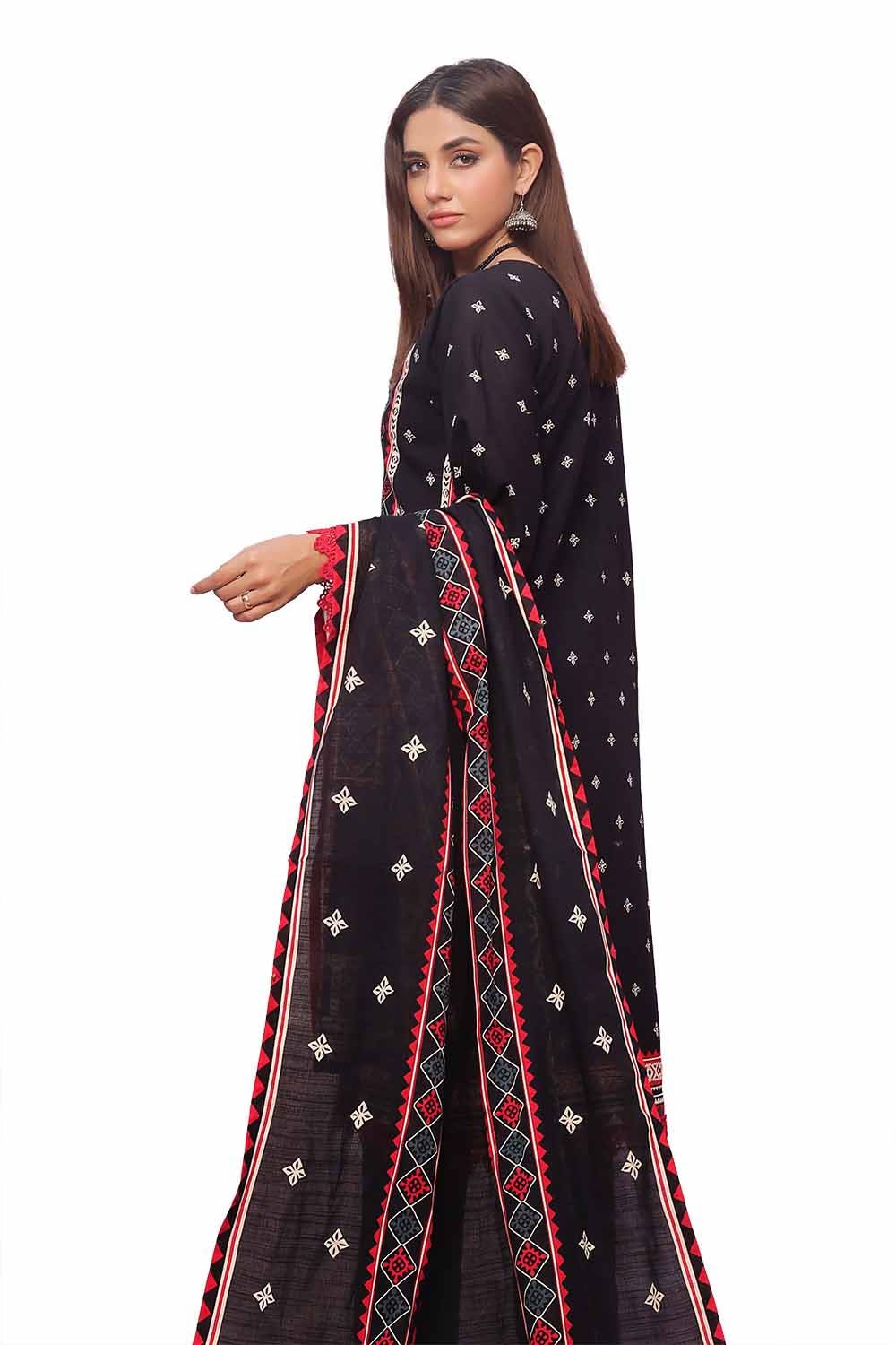 Gul Ahmed | Winter Collection 24 | Khaddar Suit SD-42119 by Gul Ahmed - Designer Dress - Type: Ladies Clothes - Available at Libayah - 100% Original