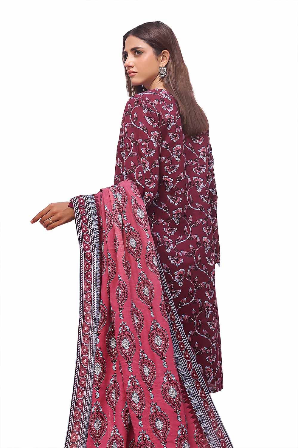 Gul Ahmed | Winter Collection 24 | Khaddar Suit SD-42133 by Gul Ahmed - Designer Dress - Type: Ladies Clothes - Available at Libayah - 100% Original