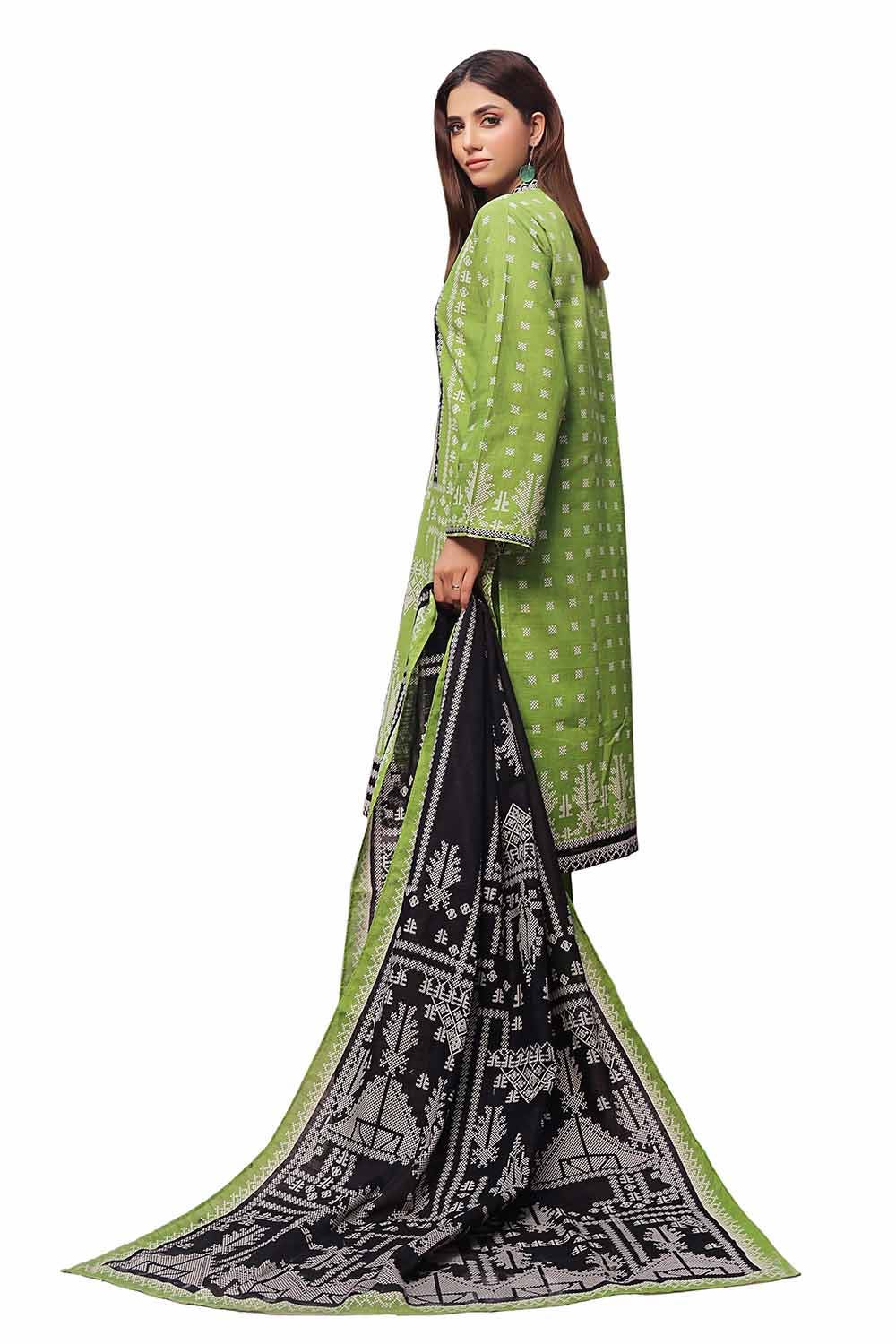 Gul Ahmed | Winter Collection 24 | Khaddar Suit SD-42134 by Gul Ahmed - Designer Dress - Type: Ladies Clothes - Available at Libayah - 100% Original