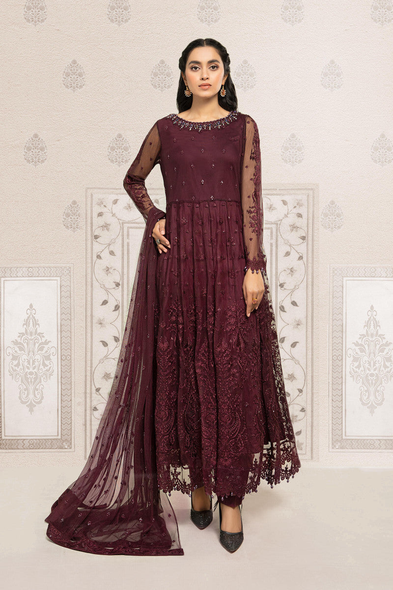 Maria B | Formal Wears | SF-EF22-03R1 by Maria B - Designer Dress - Type: Ladies Clothes - Available at Libayah - 100% Original