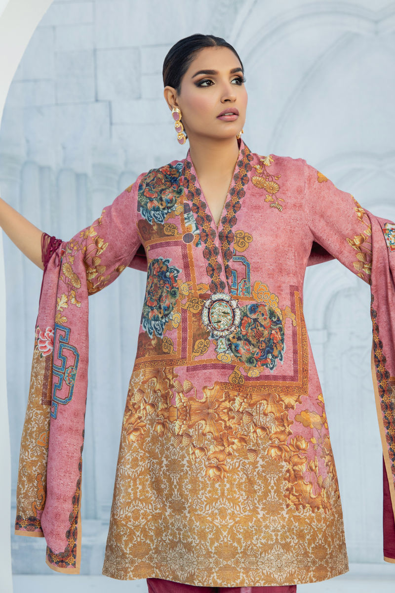 Shamaeel Ansari | Daily Pret Wear | ECK - 05 by Shamaeel Ansari - Designer Dress - Type: Ladies Clothes - Available at Libayah - 100% Original