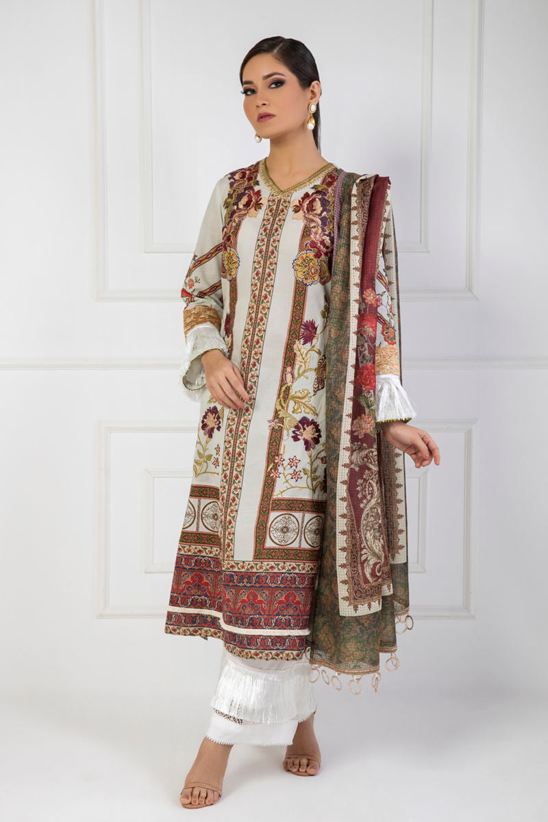 Shamaeel Ansari | Lawn 24 | LV11 by Shamaeel Ansari - Designer Dress - Type: Ladies Clothes - Available at Libayah - 100% Original