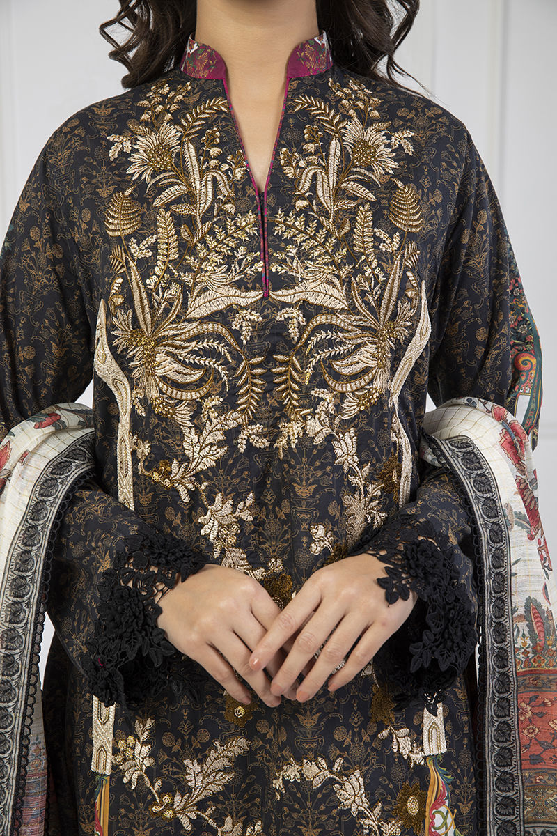 Shamaeel Ansari | Lawn 24 | LV113 by Shamaeel Ansari - Designer Dress - Type: Ladies Clothes - Available at Libayah - 100% Original