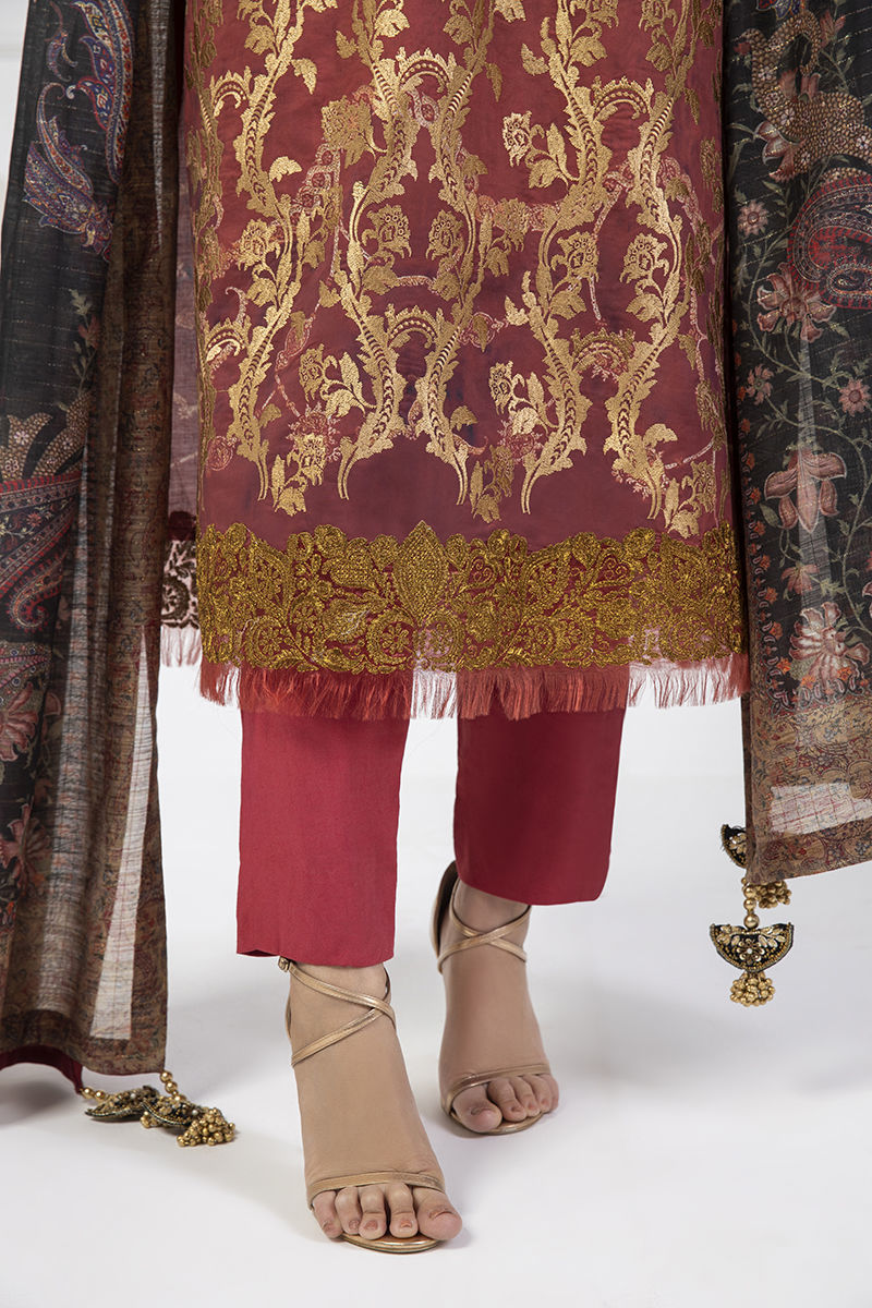 Shamaeel Ansari | Lawn 24 | LV115 by Shamaeel Ansari - Designer Dress - Type: Ladies Clothes - Available at Libayah - 100% Original