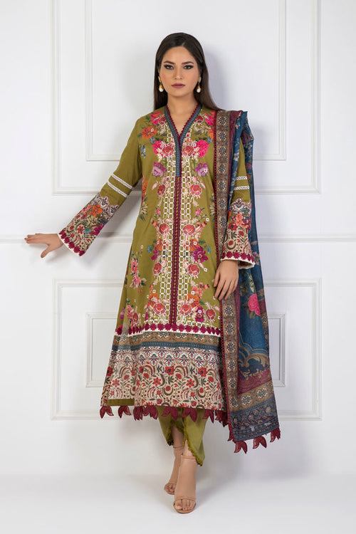 Shamaeel Ansari | Lawn 24 | LV116 by Shamaeel Ansari - Designer Dress - Type: Ladies Clothes - Available at Libayah - 100% Original