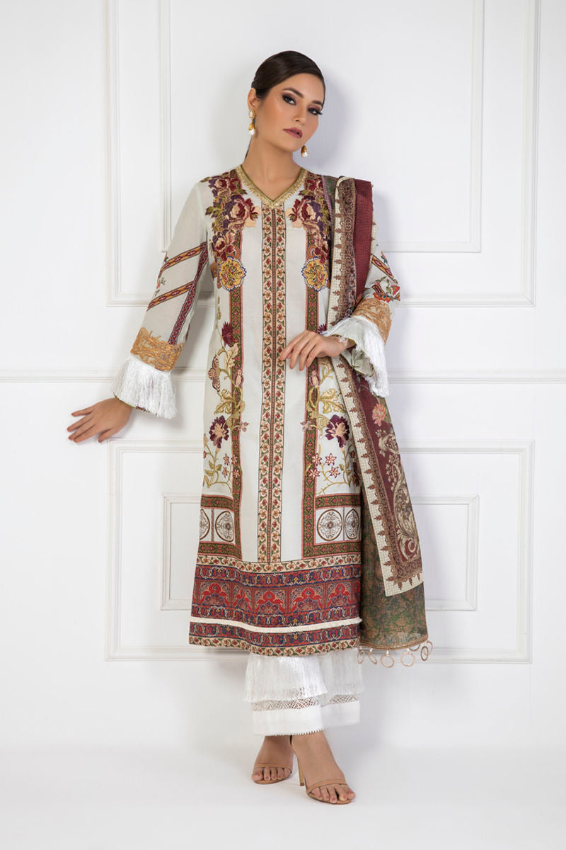 Shamaeel Ansari | Lawn 24 | LV11 by Shamaeel Ansari - Designer Dress - Type: Ladies Clothes - Available at Libayah - 100% Original