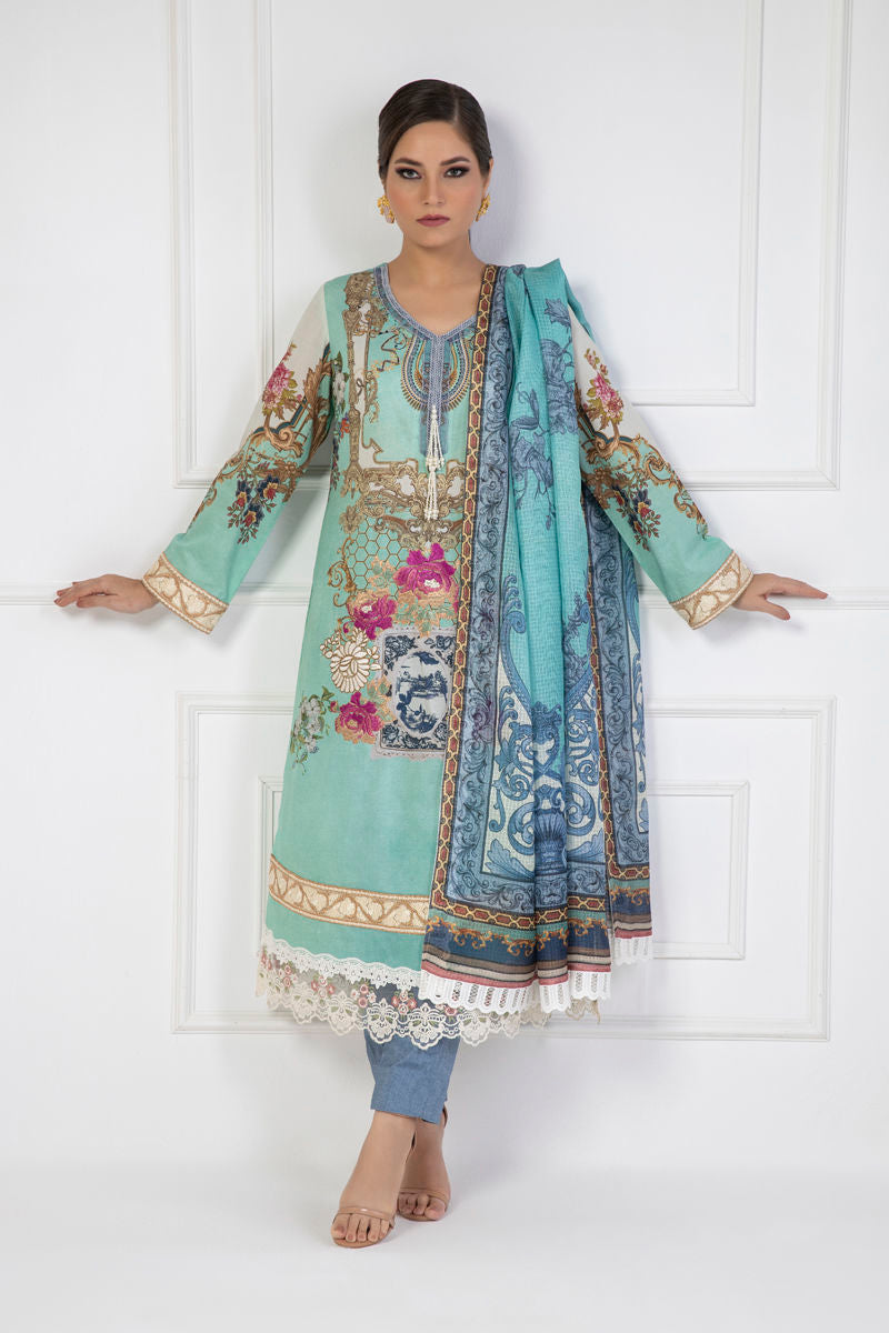 Shamaeel Ansari | Lawn 24 | LV112 by Shamaeel Ansari - Designer Dress - Type: Ladies Clothes - Available at Libayah - 100% Original