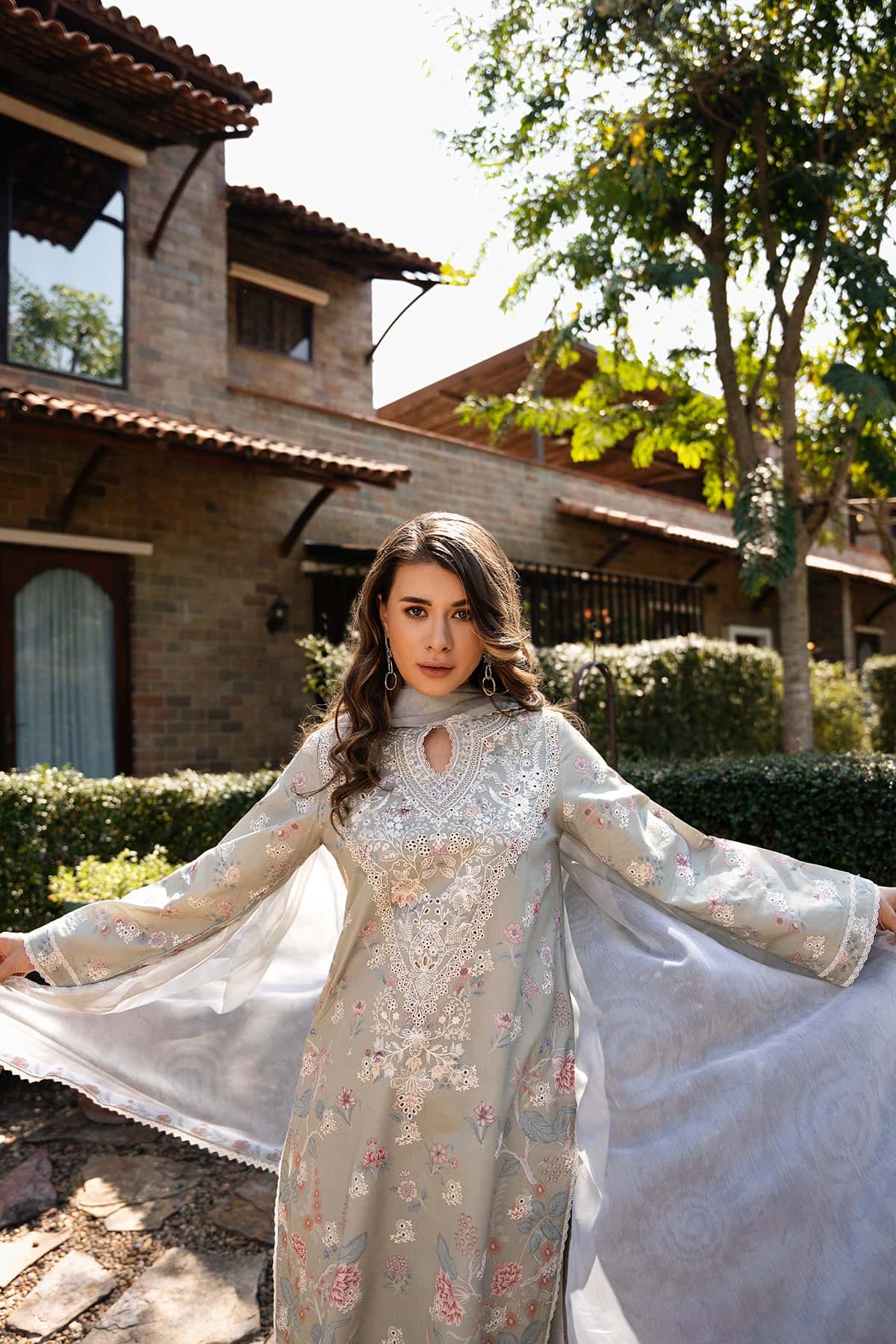 Afrozeh | Damask The Holiday Edit 25 | Maelis A by Afrozeh - Designer Dress - Type: Ladies Clothes - Available at Libayah - 100% Original