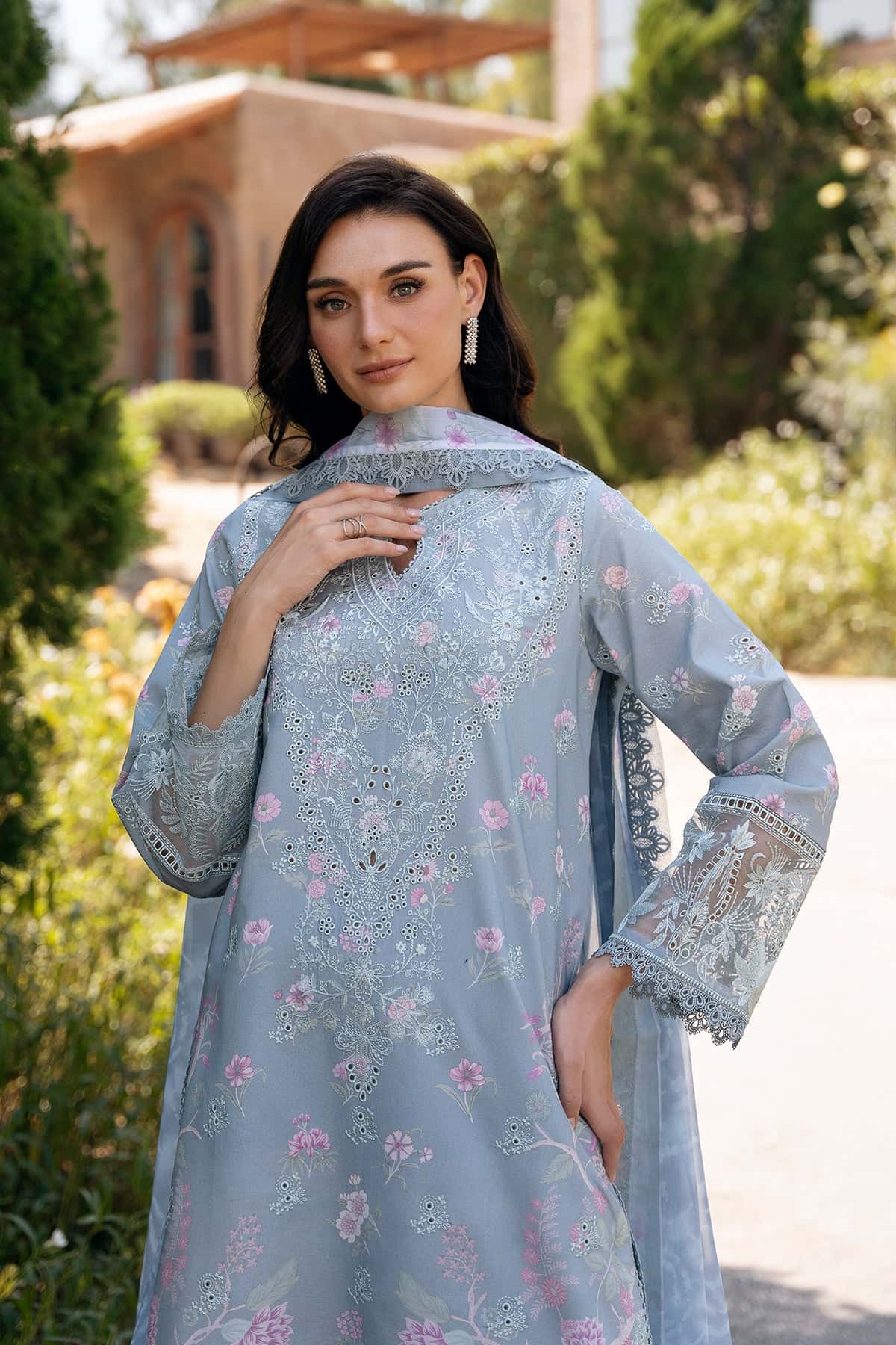 Afrozeh | Damask The Holiday Edit 25 | Maelis B by Afrozeh - Designer Dress - Type: Ladies Clothes - Available at Libayah - 100% Original