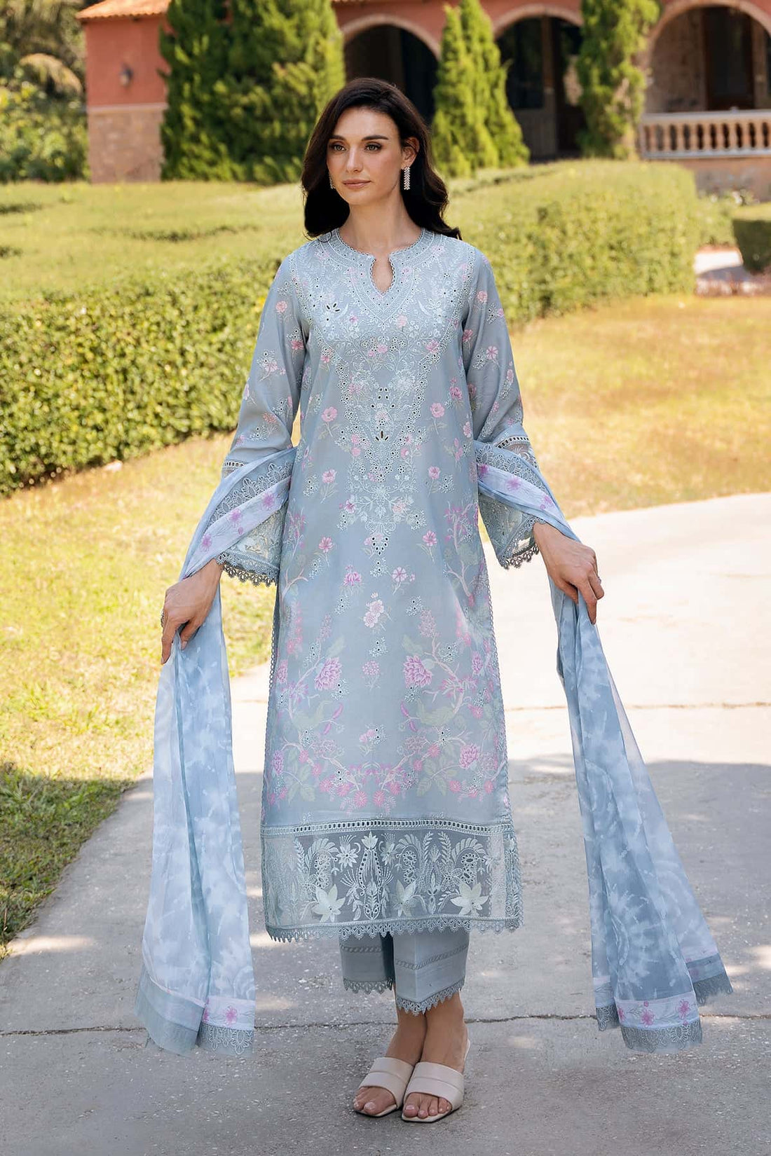 Afrozeh | Damask The Holiday Edit 25 | Maelis B by Afrozeh - Designer Dress - Type: Ladies Clothes - Available at Libayah - 100% Original