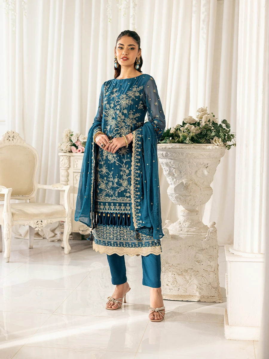 Salitex | Signature Festive Chiffon | SUNS7CH032UT by Salitex - Designer Dress - Type: Ladies Clothes - Available at Libayah - 100% Original