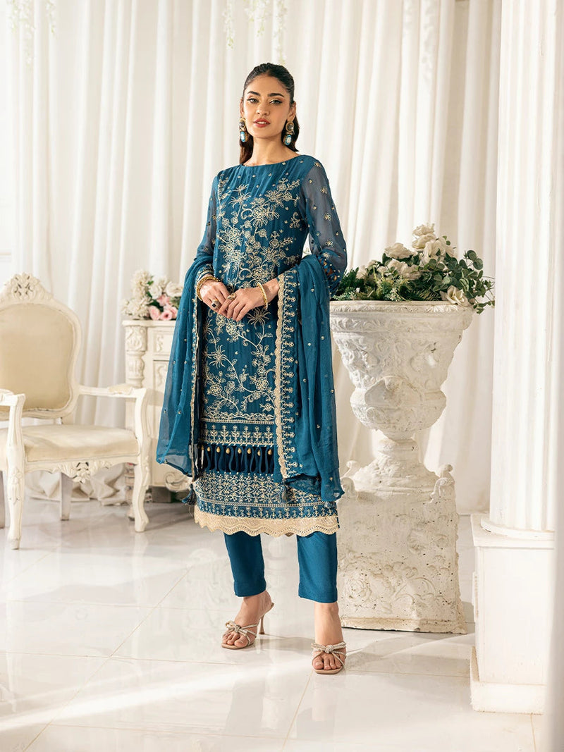 Salitex | Signature Festive Chiffon | SUNS7CH032UT by Salitex - Designer Dress - Type: Ladies Clothes - Available at Libayah - 100% Original