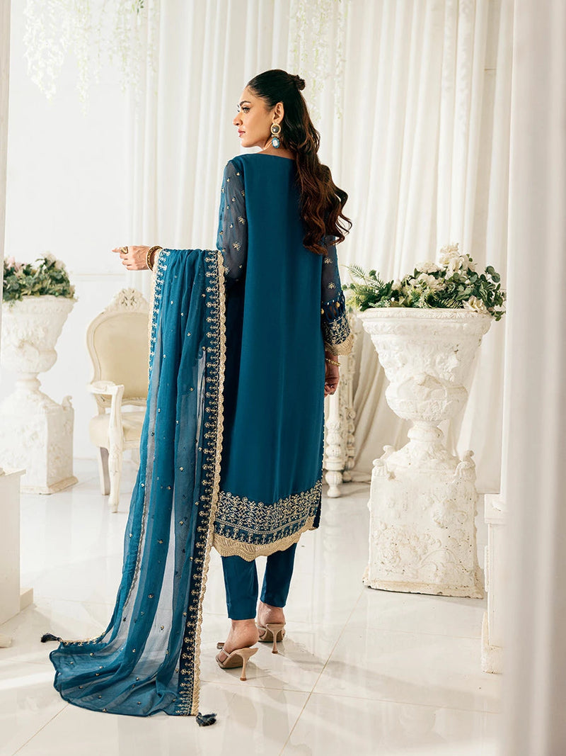 Salitex | Signature Festive Chiffon | SUNS7CH032UT by Salitex - Designer Dress - Type: Ladies Clothes - Available at Libayah - 100% Original