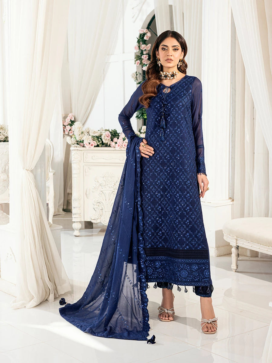 Salitex | Signature Festive Chiffon | SUNS7CH042UT by Salitex - Designer Dress - Type: Ladies Clothes - Available at Libayah - 100% Original