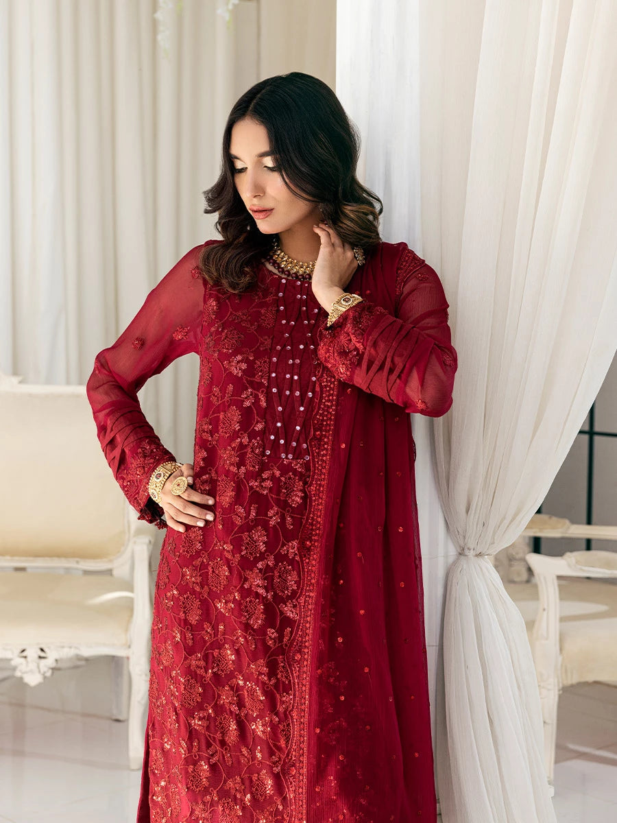 Salitex | Signature Festive Chiffon | SUNS7CH026UT by Salitex - Designer Dress - Type: Ladies Clothes - Available at Libayah - 100% Original