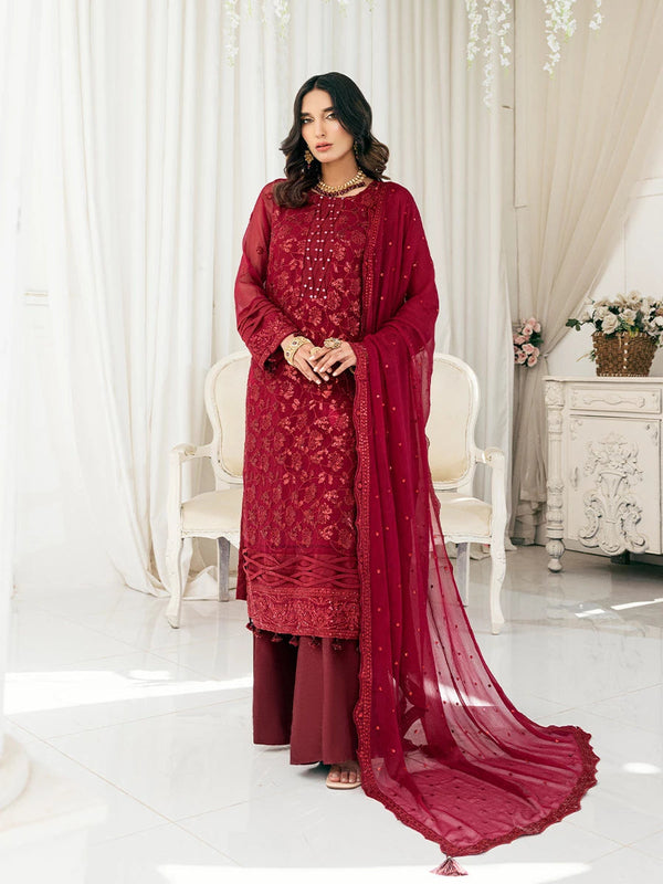 Salitex | Signature Festive Chiffon | SUNS7CH026UT by Salitex - Designer Dress - Type: Ladies Clothes - Available at Libayah - 100% Original