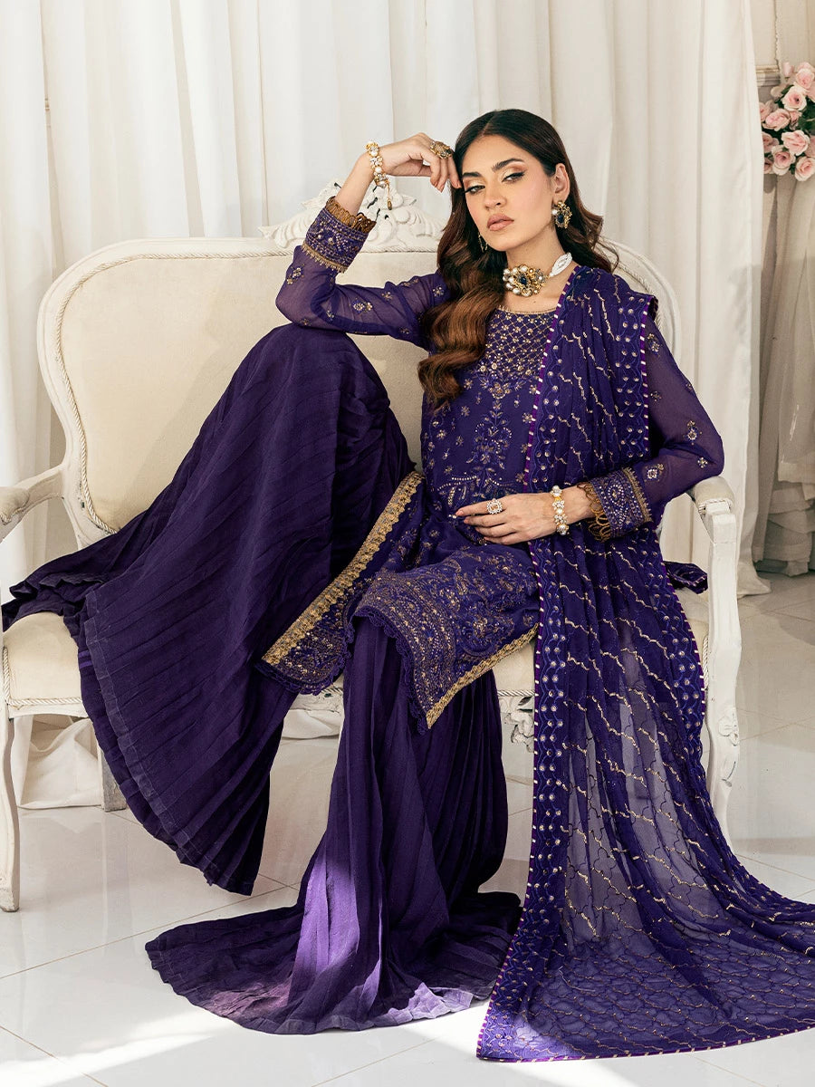 Salitex | Signature Festive Chiffon | SUNS7CH046UT by Salitex - Designer Dress - Type: Ladies Clothes - Available at Libayah - 100% Original