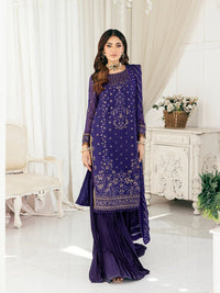 Salitex | Signature Festive Chiffon | SUNS7CH046UT by Salitex - Designer Dress - Type: Ladies Clothes - Available at Libayah - 100% Original