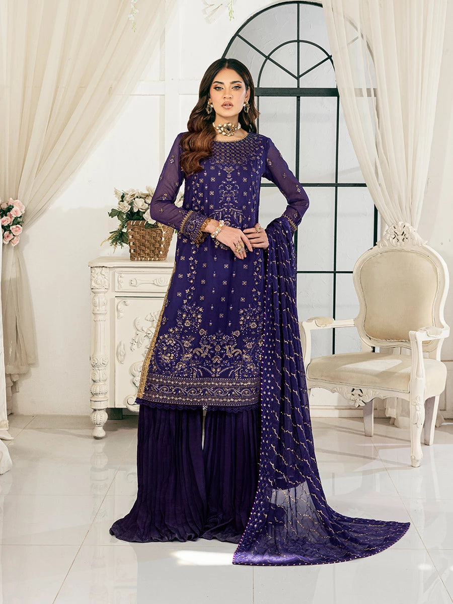 Salitex | Signature Festive Chiffon | SUNS7CH046UT by Salitex - Designer Dress - Type: Ladies Clothes - Available at Libayah - 100% Original
